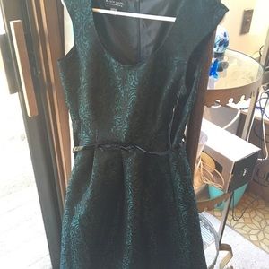 Black Label Green Dress Misses Size 6